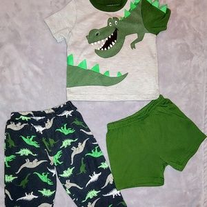 Toddler Boy Dinosaur P.J. lot 18M